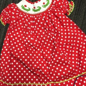 Smocked Christmas Dress